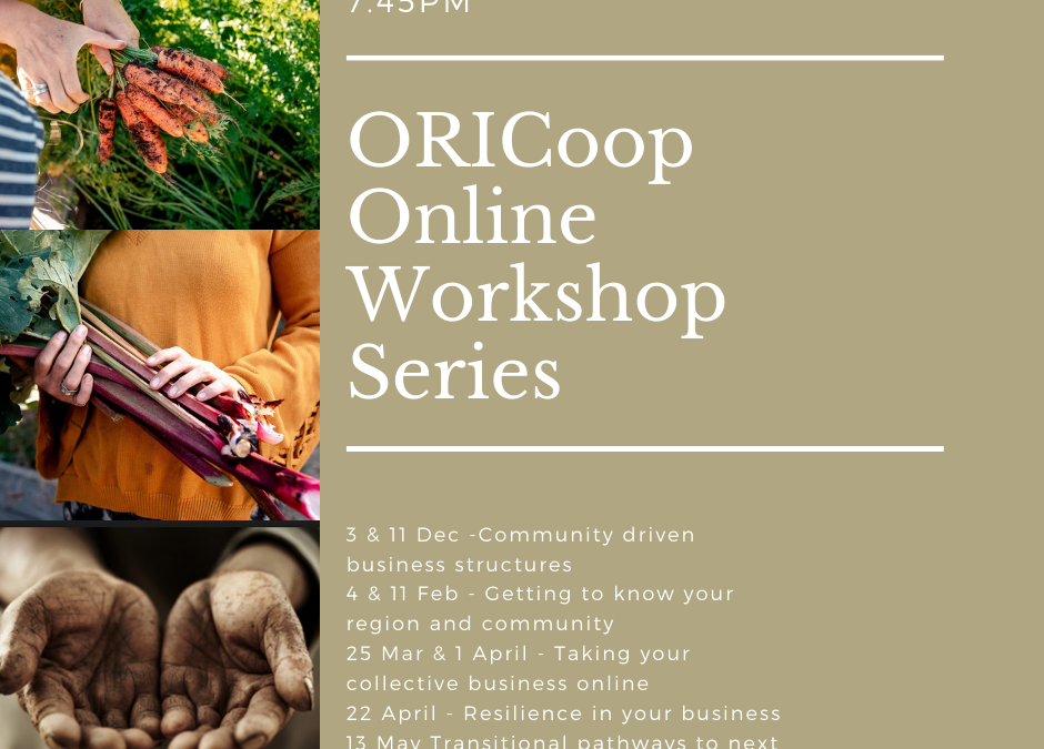 ORICoop Online Workshop Series launches